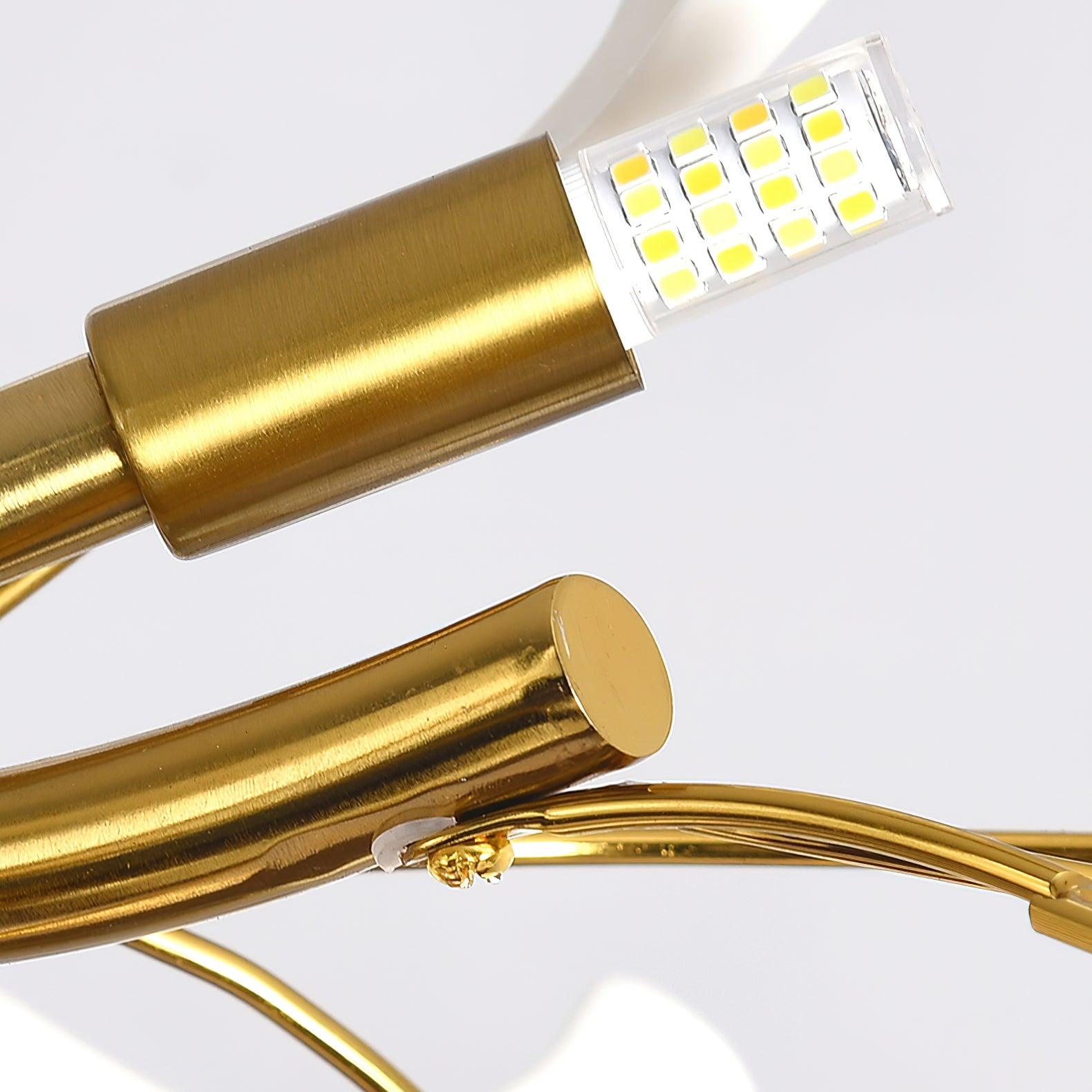 Olivia Lustre linéaire en céramique Gingko - Neutralighting