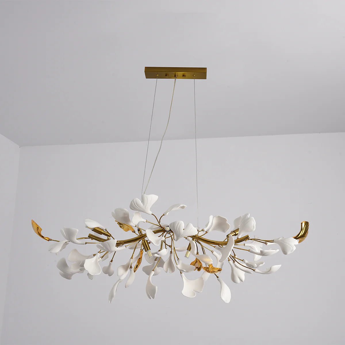 Olivia Lustre linéaire en céramique Gingko - Neutralighting