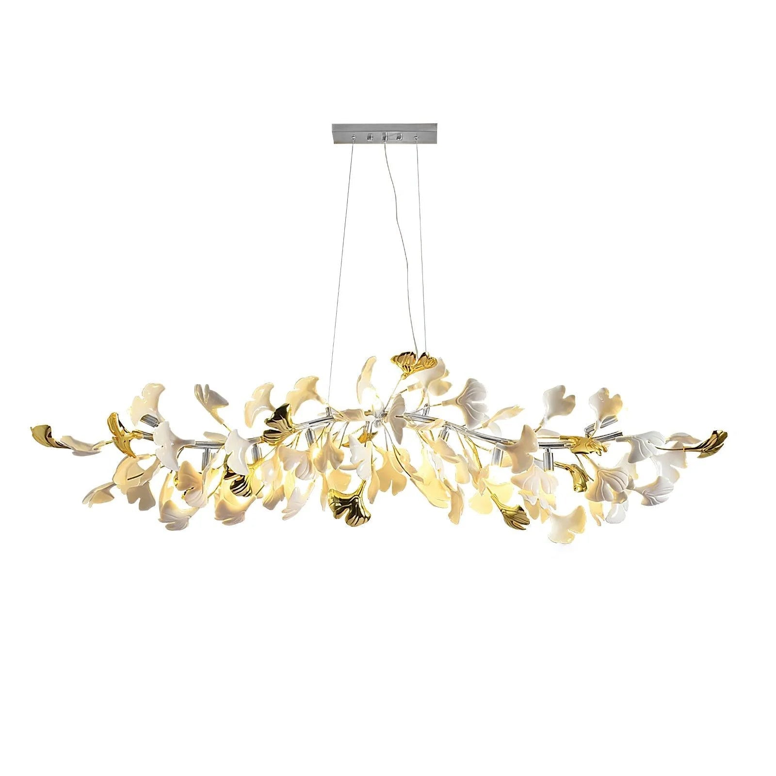 Olivia Lustre linéaire en céramique Gingko - Neutralighting