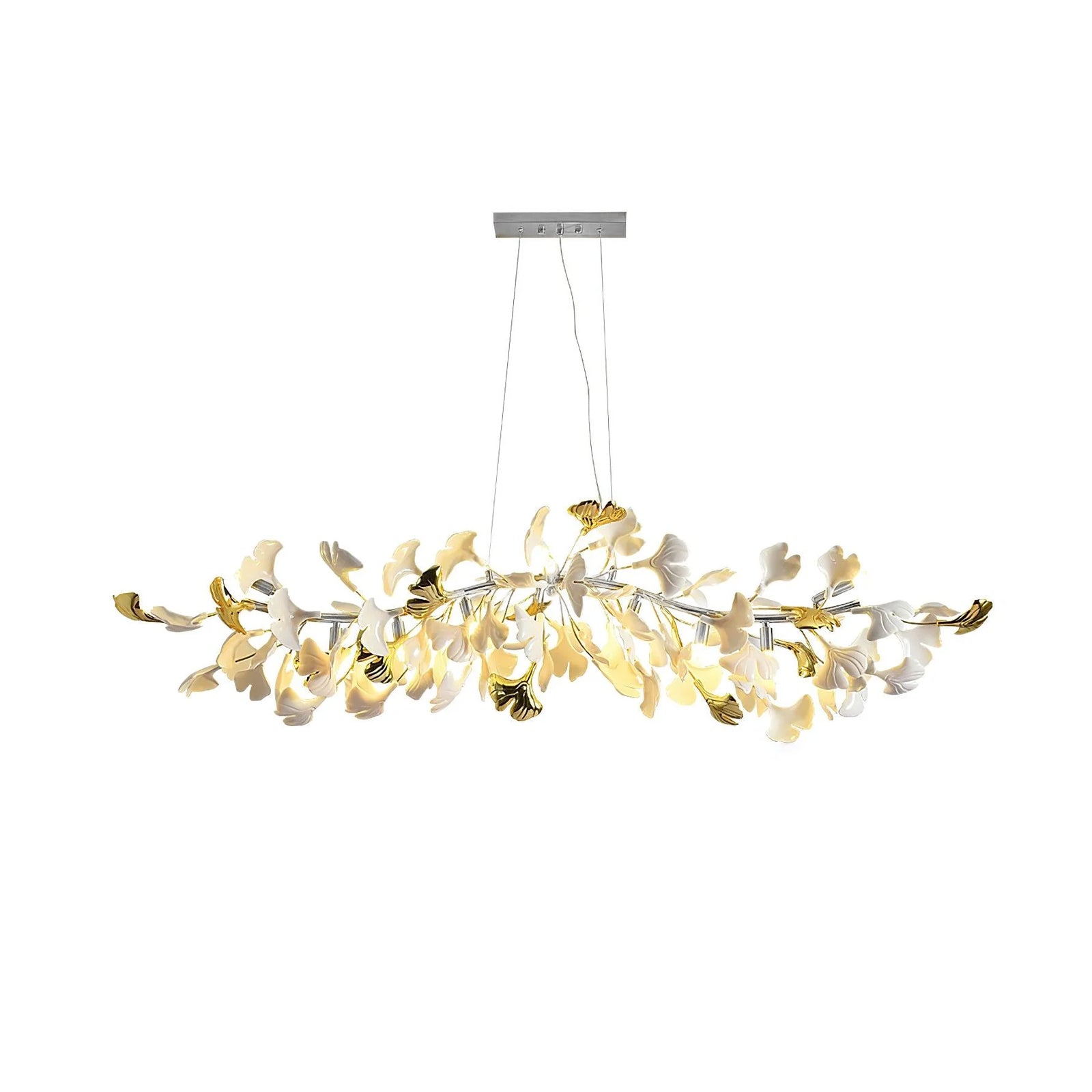 Olivia Lustre linéaire en céramique Gingko - Neutralighting