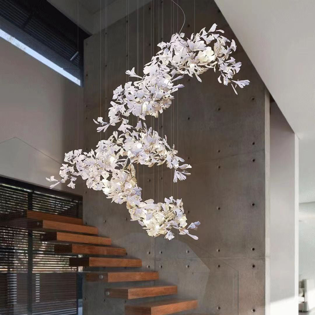 Gingko Lustre F Style Élégance Inspirée de la Nature - Neutralighting