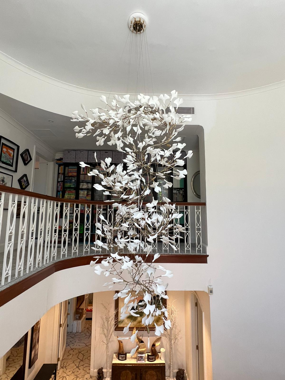 Gingko Lustre F Style Élégance Inspirée de la Nature - Neutralighting