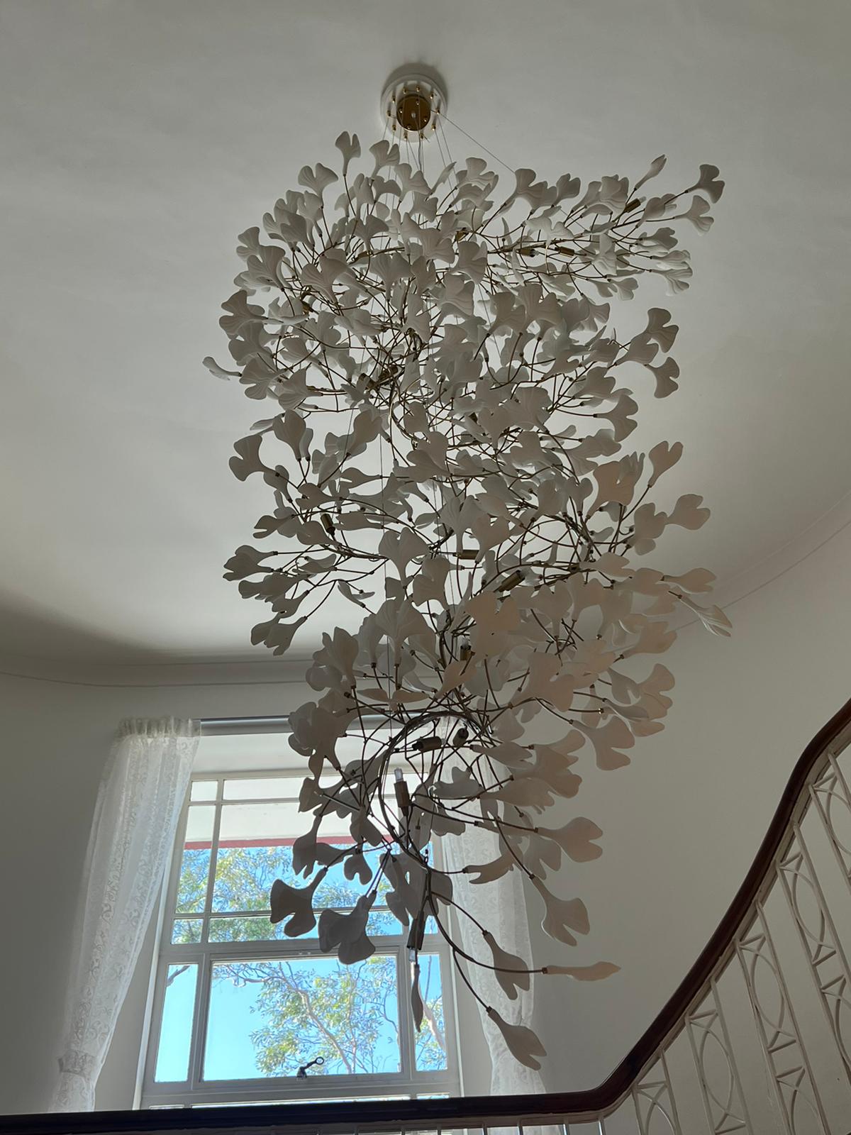 Gingko Lustre F Style Élégance Inspirée de la Nature - Neutralighting