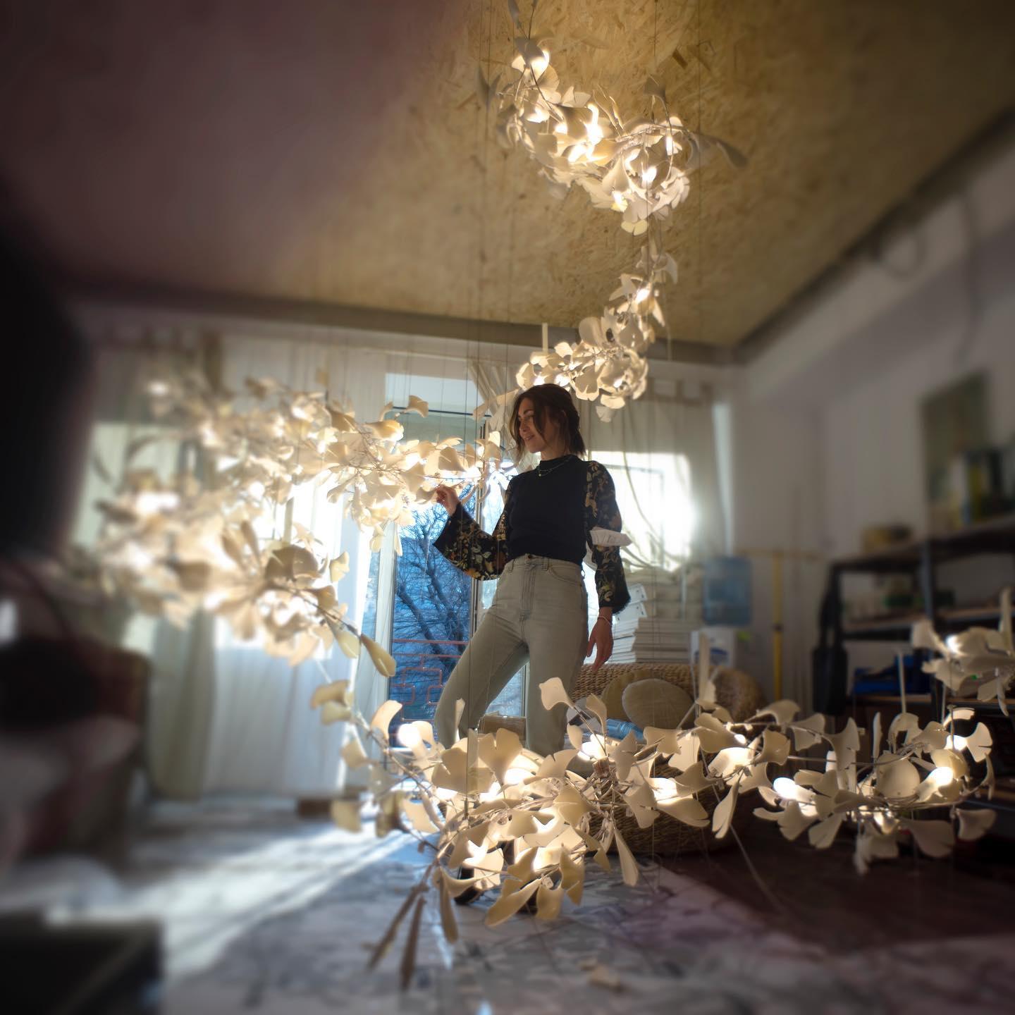 Elysia Lustra Lustre Canopée Florale Élégant - Neutralighting