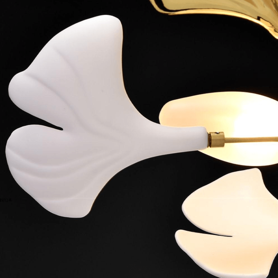 Gingko Lustre Feuille Forme Suspension Nature Inspiré - Neutralighting
