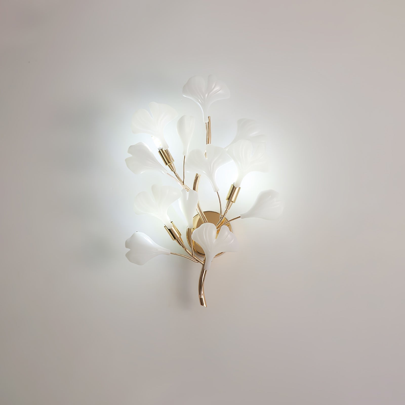 Wylie Applique Murale Postmoderne Luxe Gingko Céramique - Neutralighting