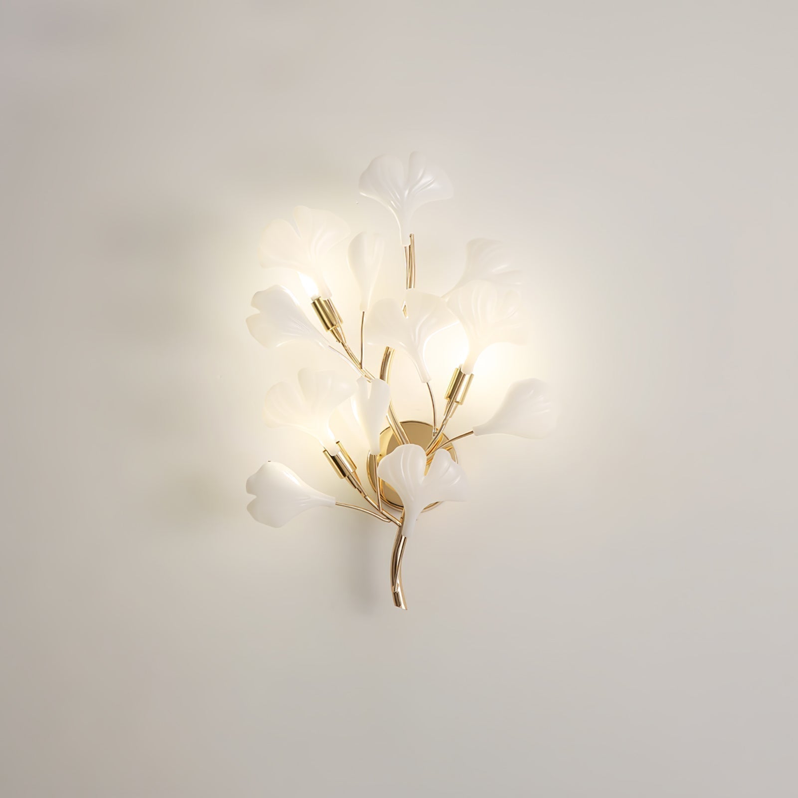 Wylie Applique Murale Postmoderne Luxe Gingko Céramique - Neutralighting