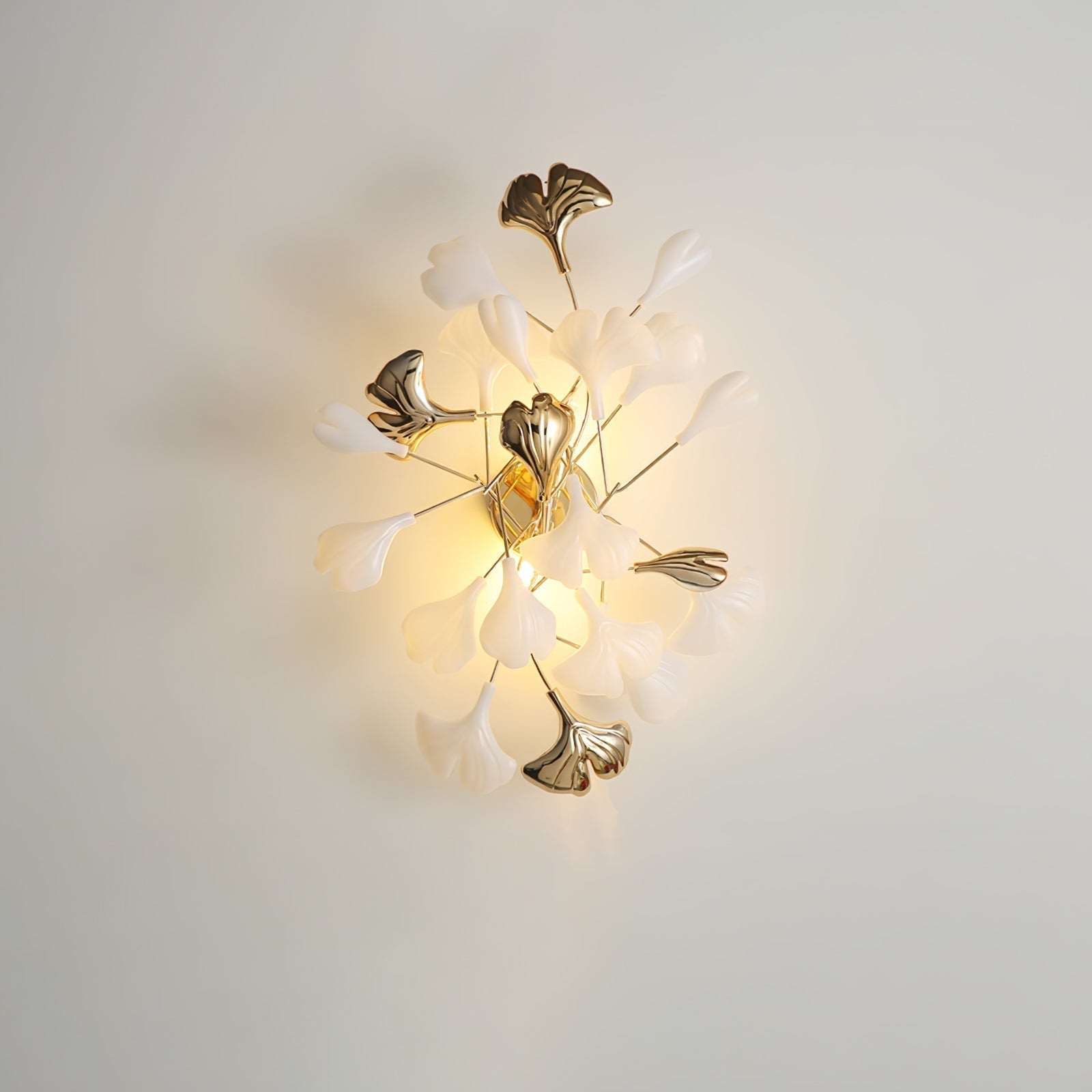 Wylie Applique Murale Postmoderne Luxe Gingko Céramique - Neutralighting