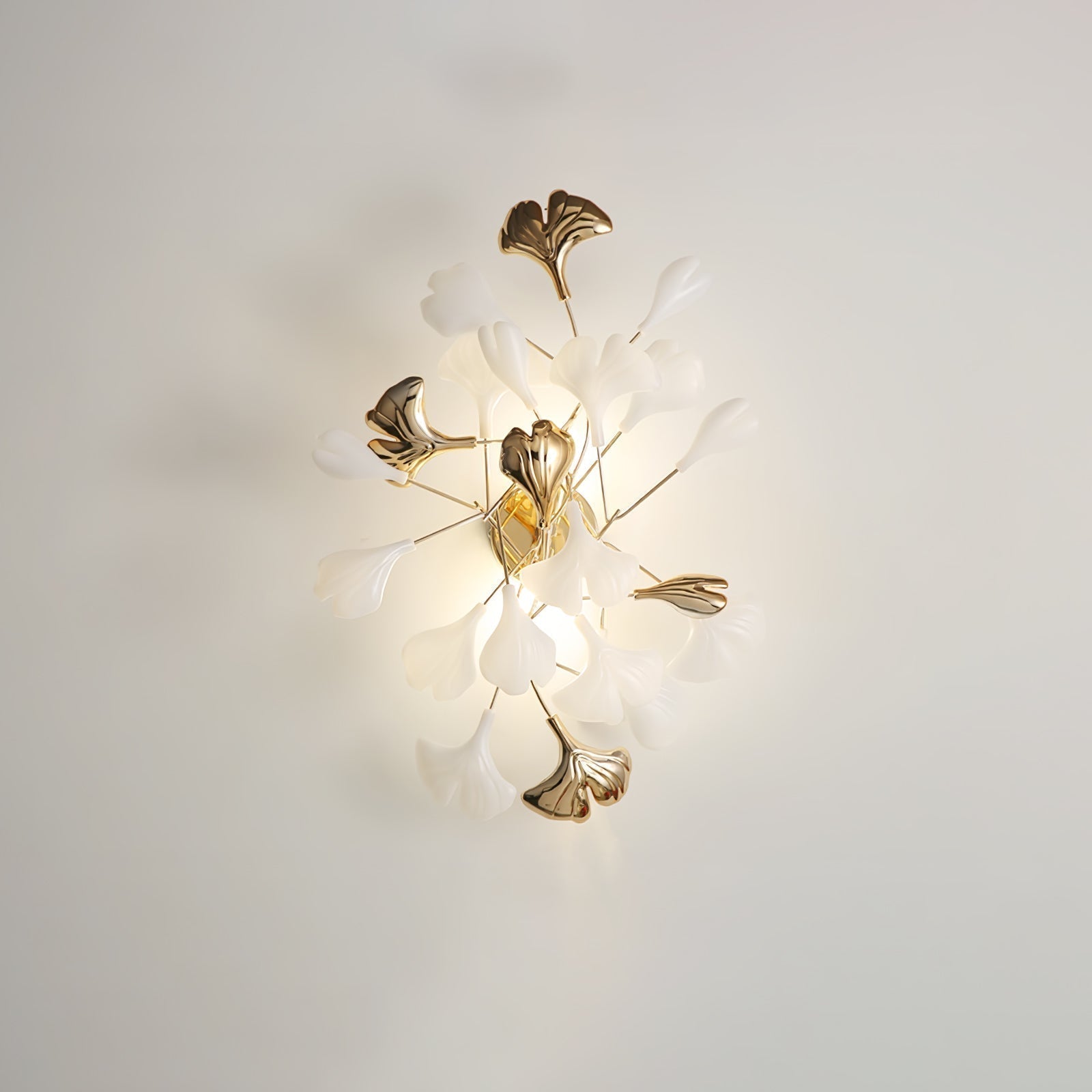Wylie Applique Murale Postmoderne Luxe Gingko Céramique - Neutralighting