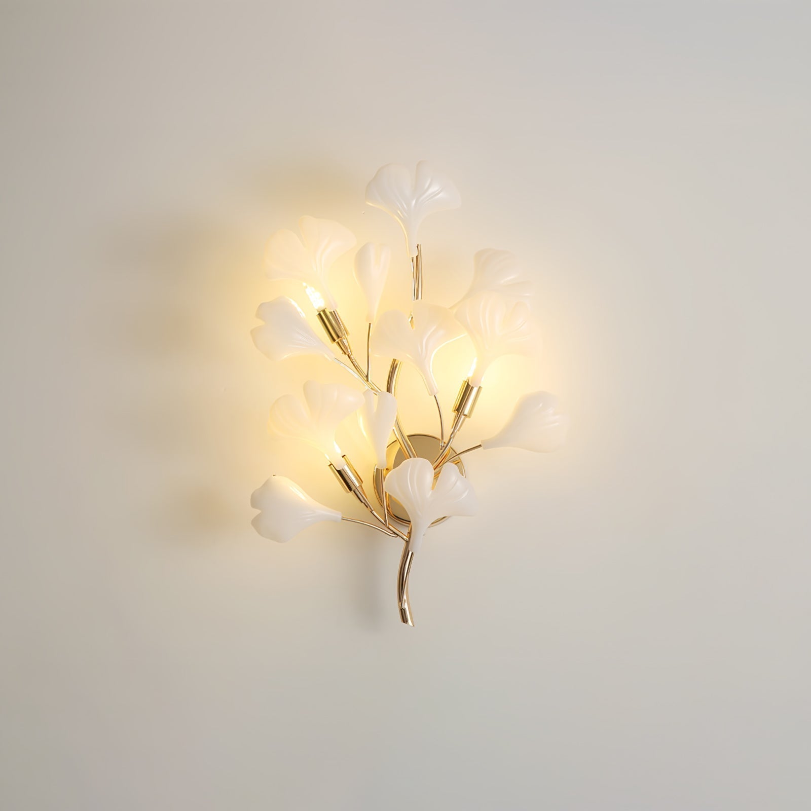 Wylie Applique Murale Postmoderne Luxe Gingko Céramique - Neutralighting