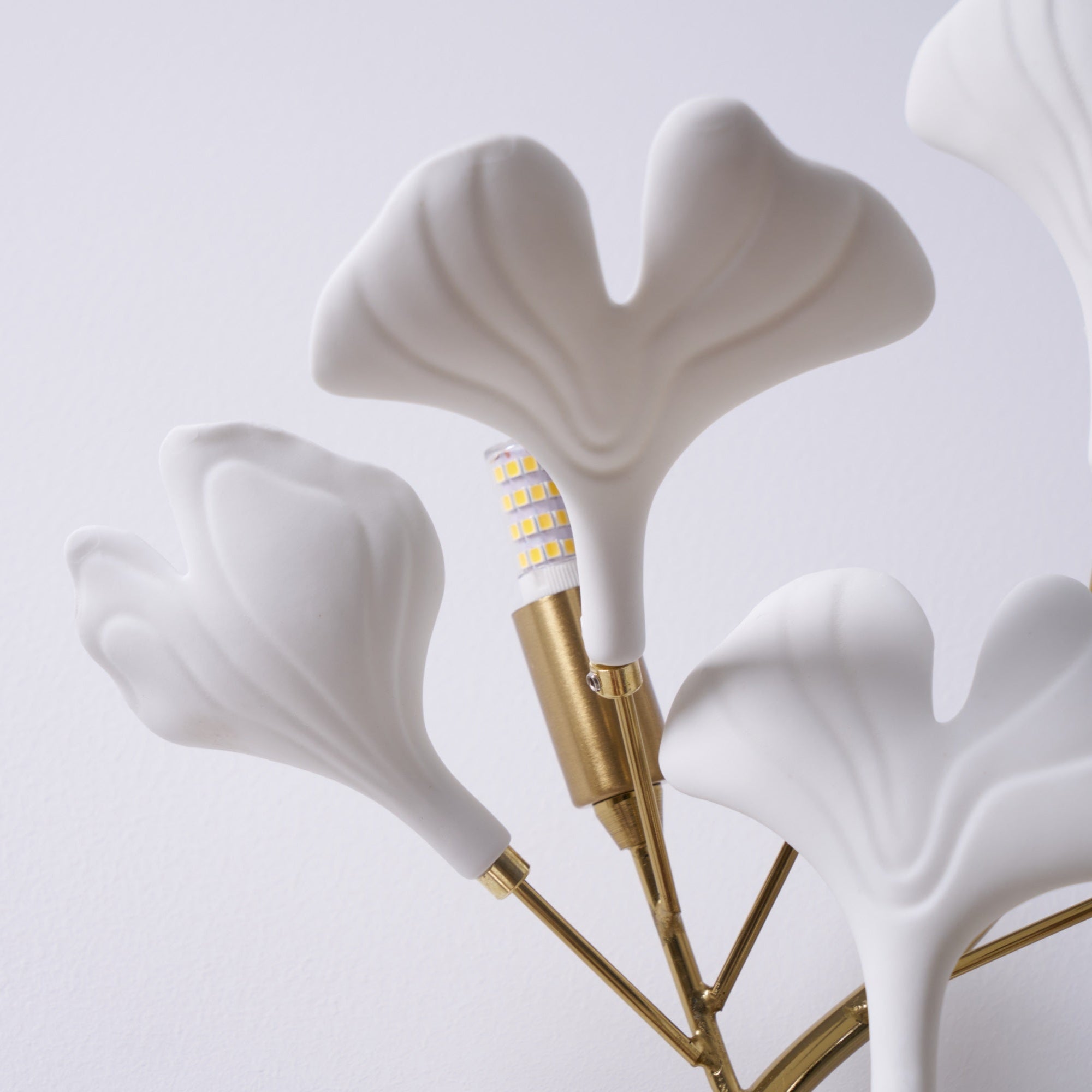 Wylie Applique Murale Postmoderne Luxe Gingko Céramique - Neutralighting