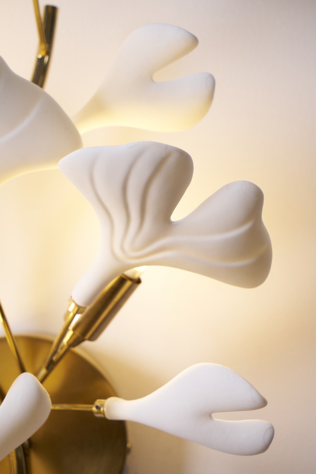 Wylie Applique Murale Postmoderne Luxe Gingko Céramique - Neutralighting