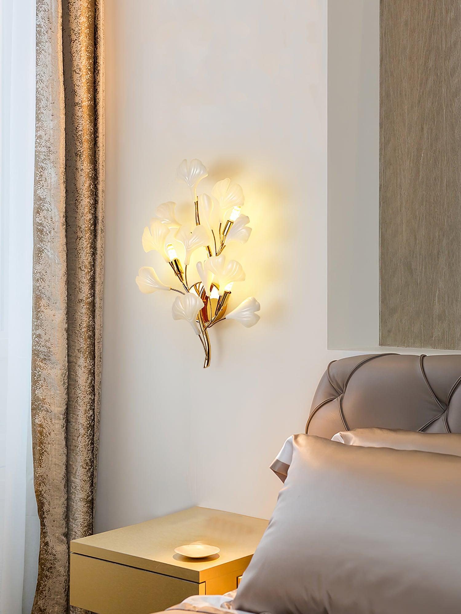 Wylie Applique Murale Postmoderne Luxe Gingko Céramique - Neutralighting