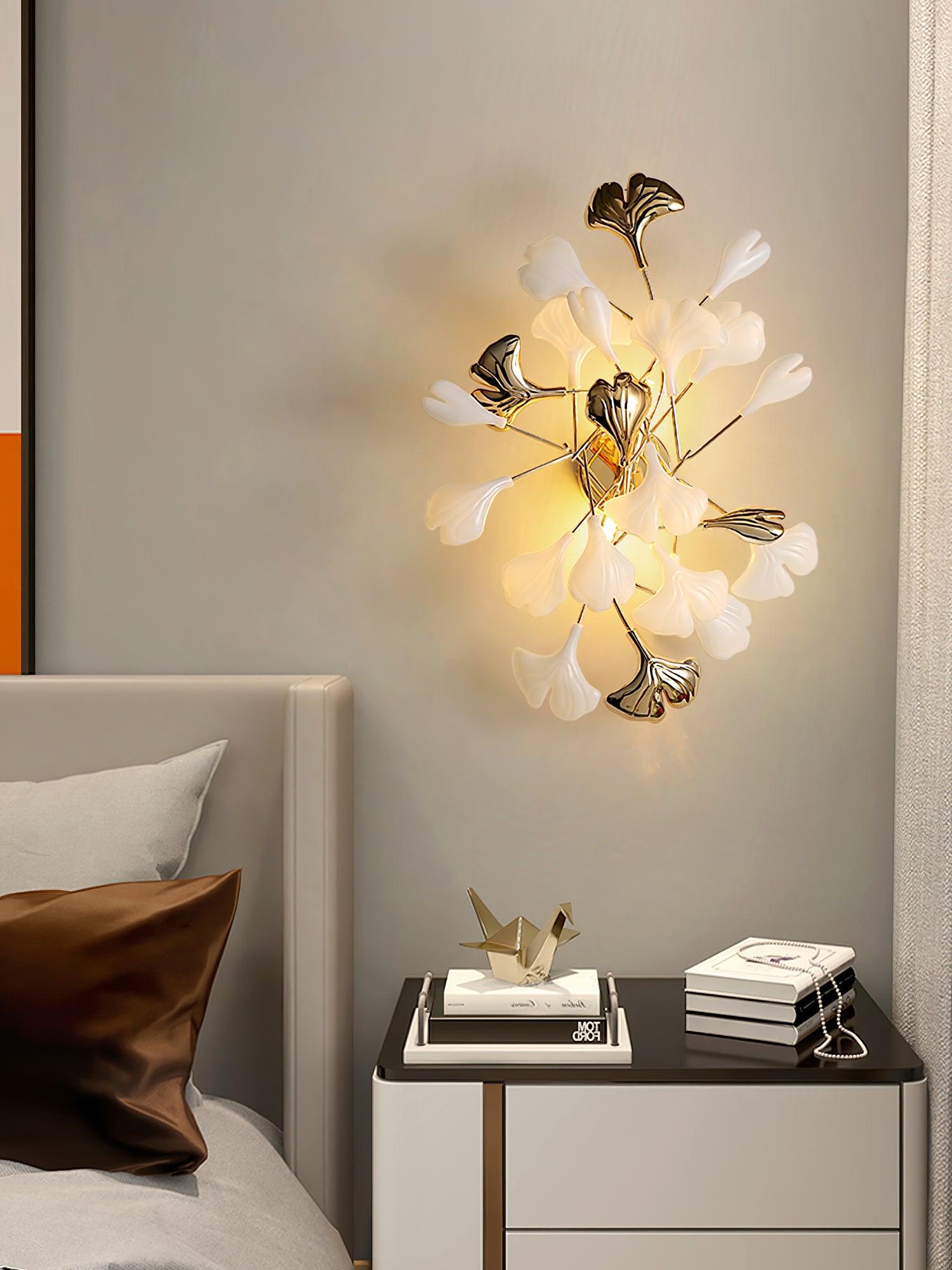 Wylie Applique Murale Postmoderne Luxe Gingko Céramique - Neutralighting