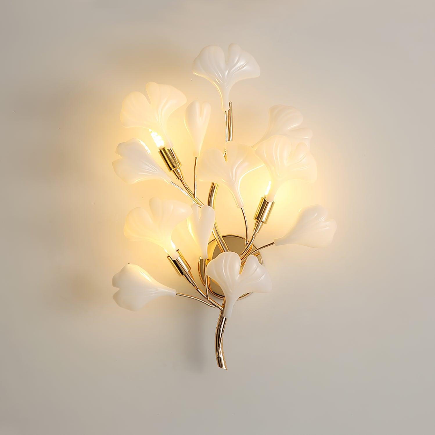 Wylie Applique Murale Postmoderne Luxe Gingko Céramique - Neutralighting