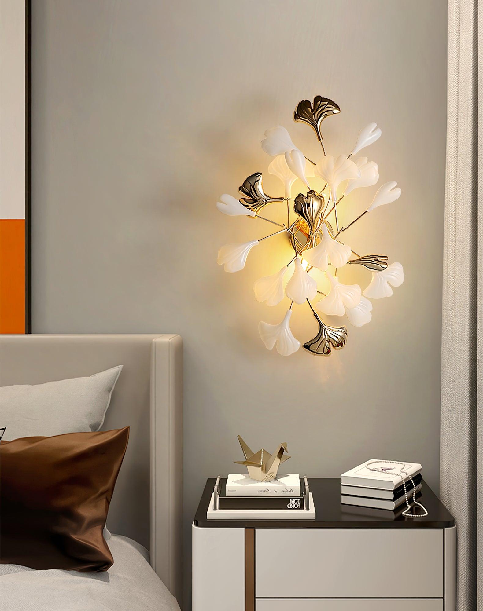 Wylie Applique Murale Postmoderne Luxe Gingko Céramique - Neutralighting
