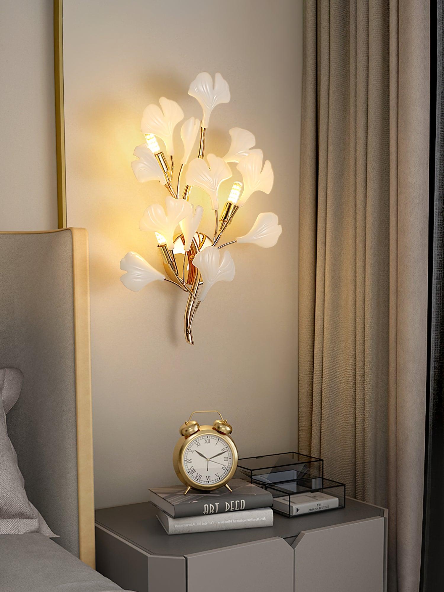 Wylie Applique Murale Postmoderne Luxe Gingko Céramique - Neutralighting