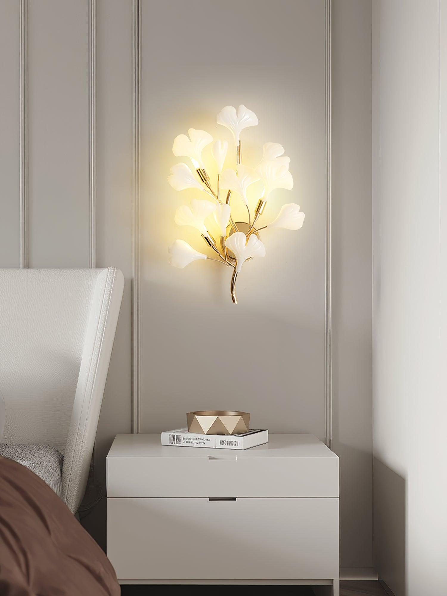 Wylie Applique Murale Postmoderne Luxe Gingko Céramique - Neutralighting