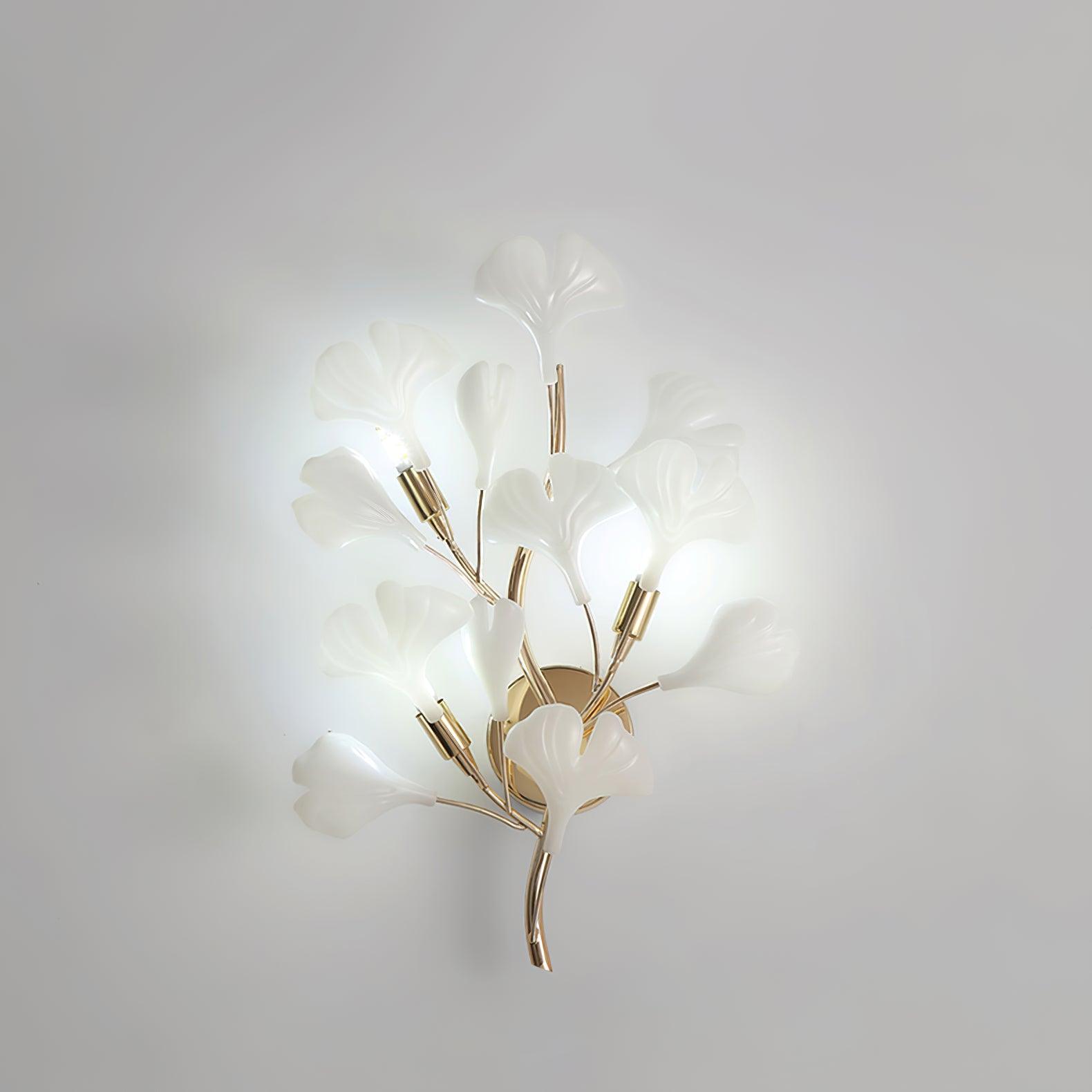 Wylie Applique Murale Postmoderne Luxe Gingko Céramique - Neutralighting