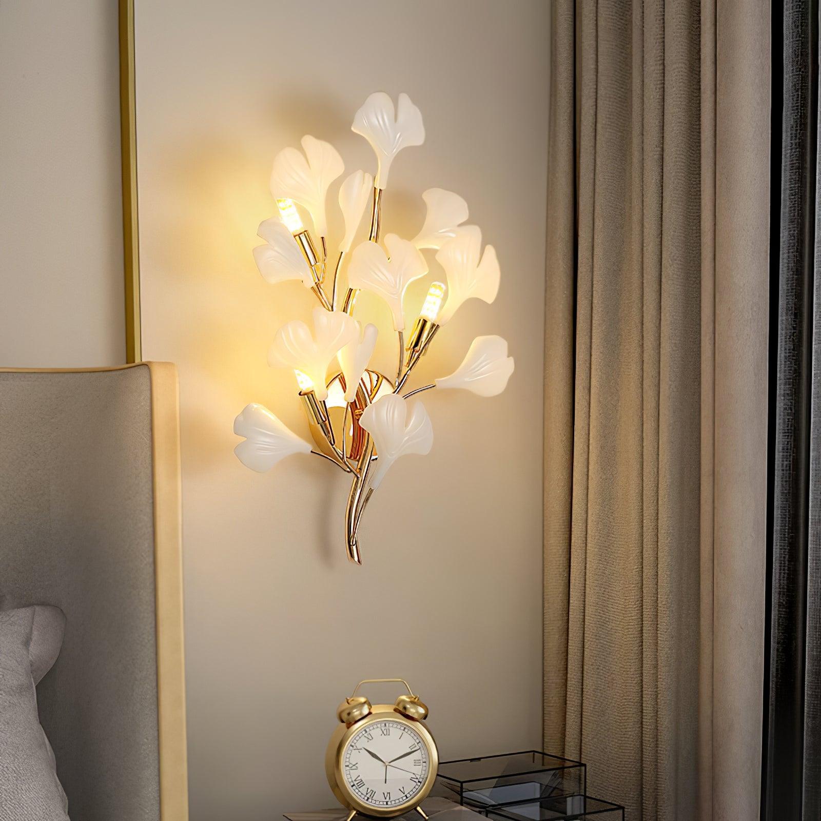 Wylie Applique Murale Postmoderne Luxe Gingko Céramique - Neutralighting