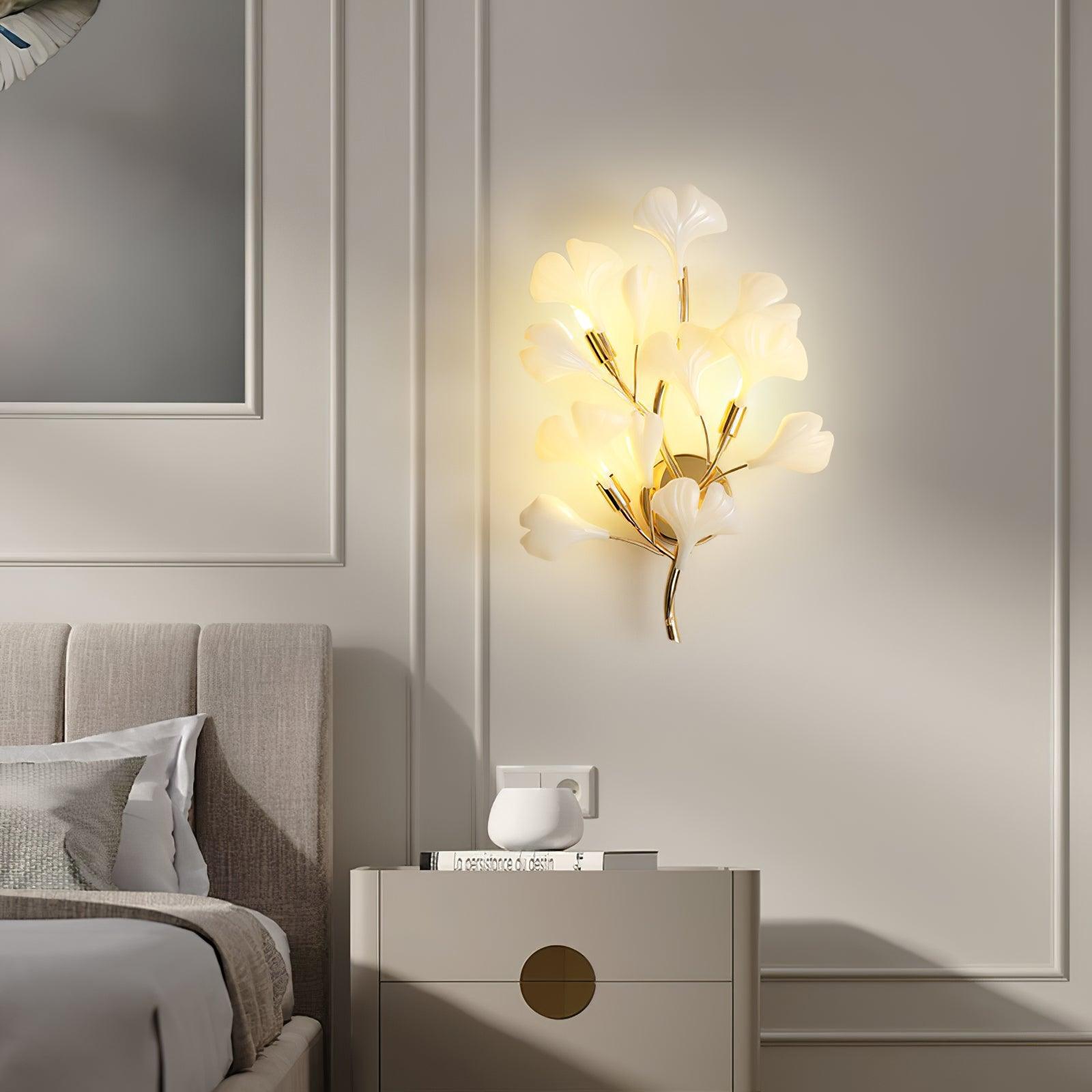 Wylie Applique Murale Postmoderne Luxe Gingko Céramique - Neutralighting