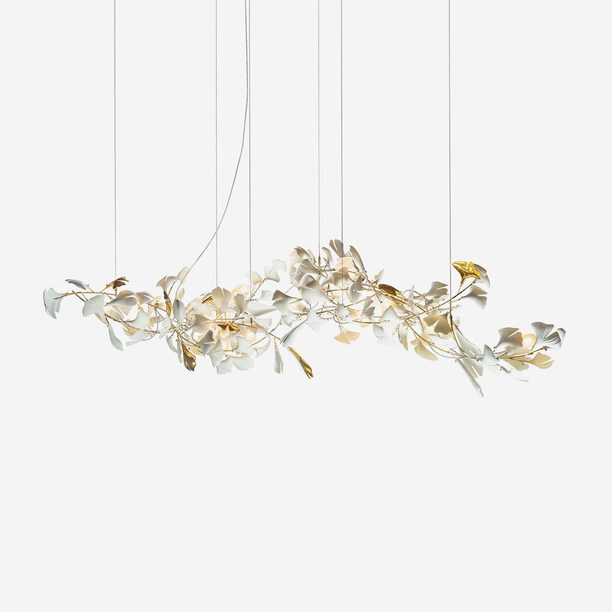 Bloom Lustre Moderne Abat-jour Céramique Feuille - Neutralighting