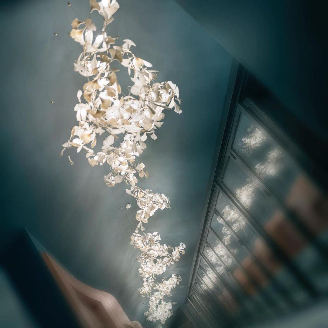 Bloom Lustre Moderne Abat-jour Céramique Feuille - Neutralighting