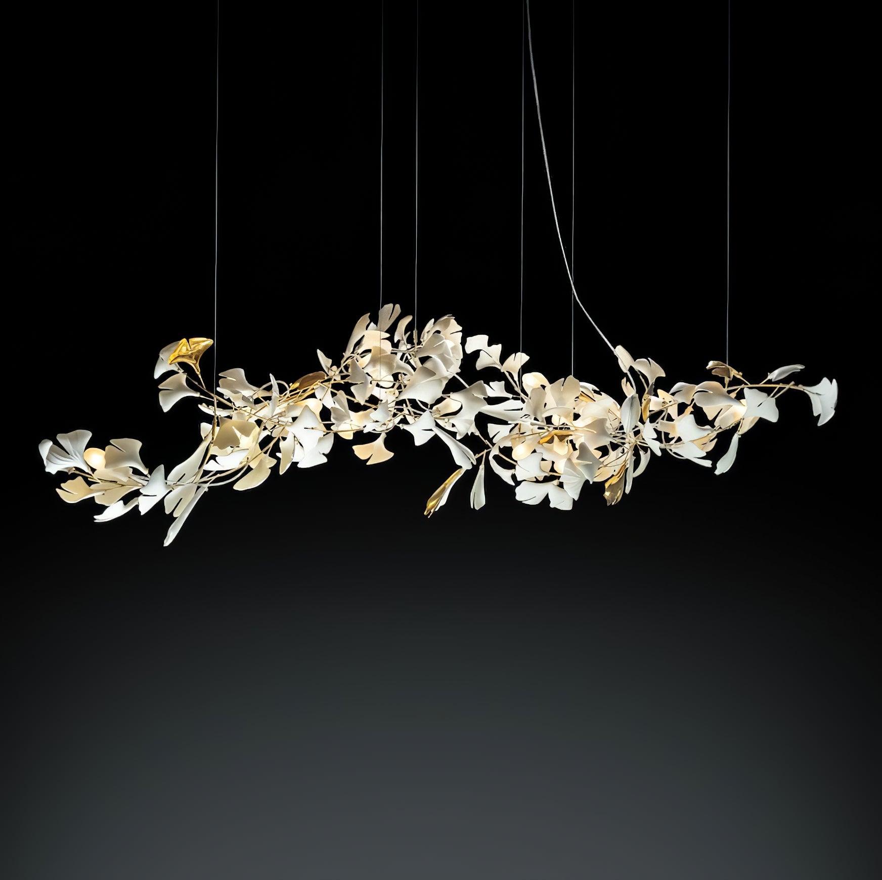 Bloom Lustre Moderne Abat-jour Céramique Feuille - Neutralighting