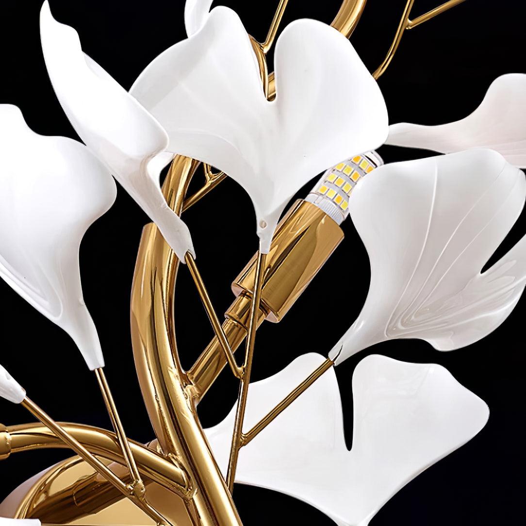 Aurean Applique murale à brancher Luminaire floral en acrylique Élégance française - Neutralighting