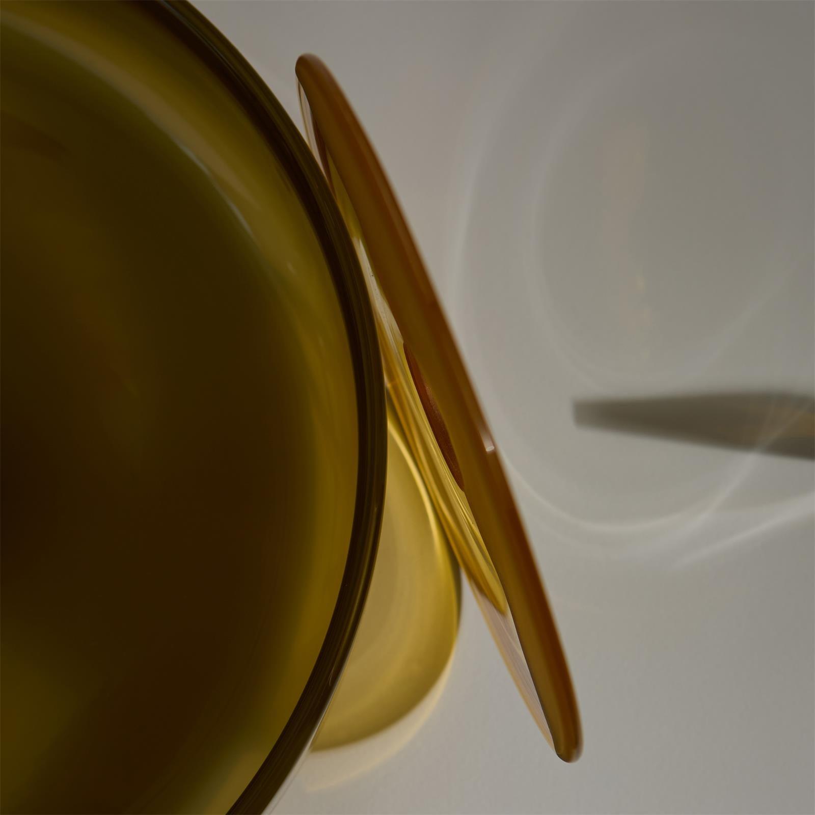 Solara Plafonnier Orange Anneau Ludique Sculptural - Neutralighting