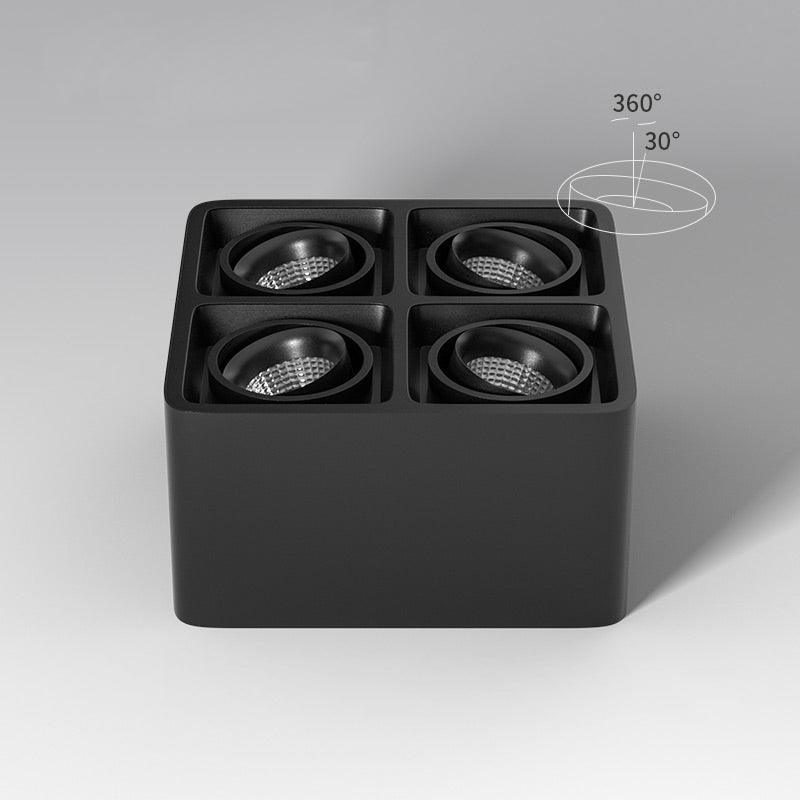 Solara Projecteur Encastré Jumeau LED Angulaire Minimaliste - Neutralighting