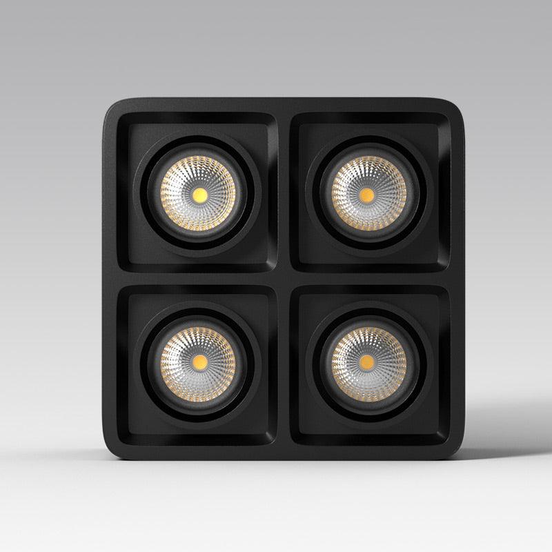 Solara Projecteur Encastré Jumeau LED Angulaire Minimaliste - Neutralighting