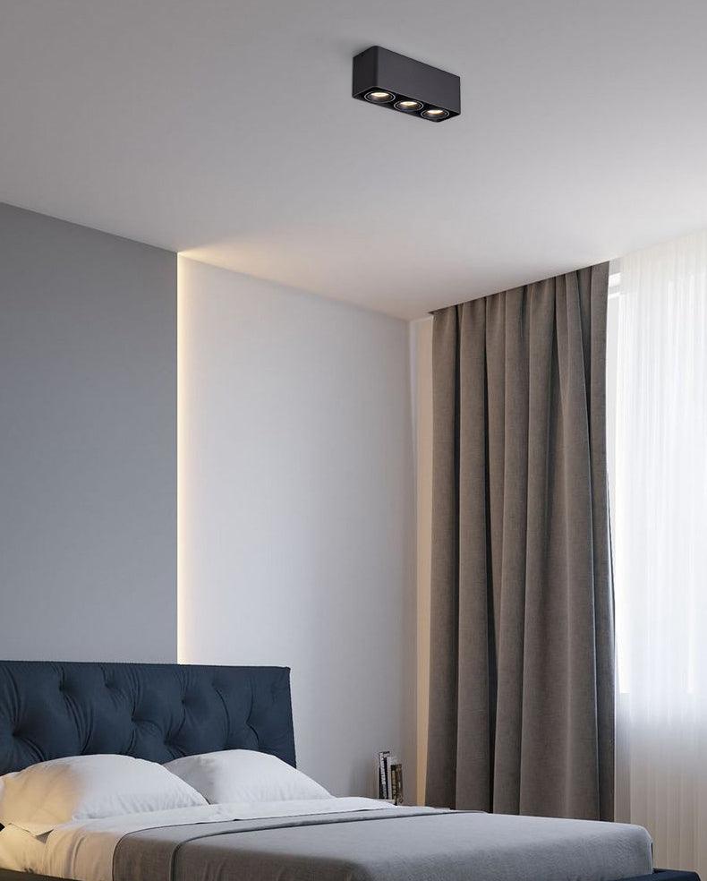 Solara Projecteur Encastré Jumeau LED Angulaire Minimaliste - Neutralighting