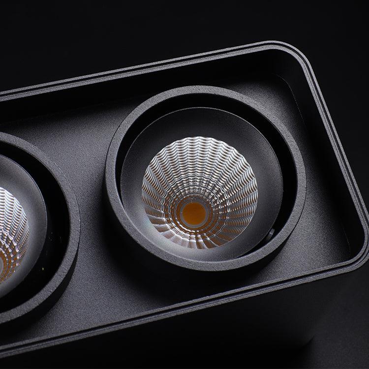 Solara Projecteur Encastré Jumeau LED Angulaire Minimaliste - Neutralighting