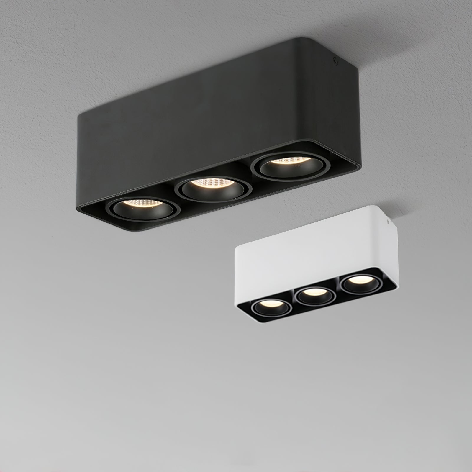 Solara Projecteur Encastré Jumeau LED Angulaire Minimaliste - Neutralighting