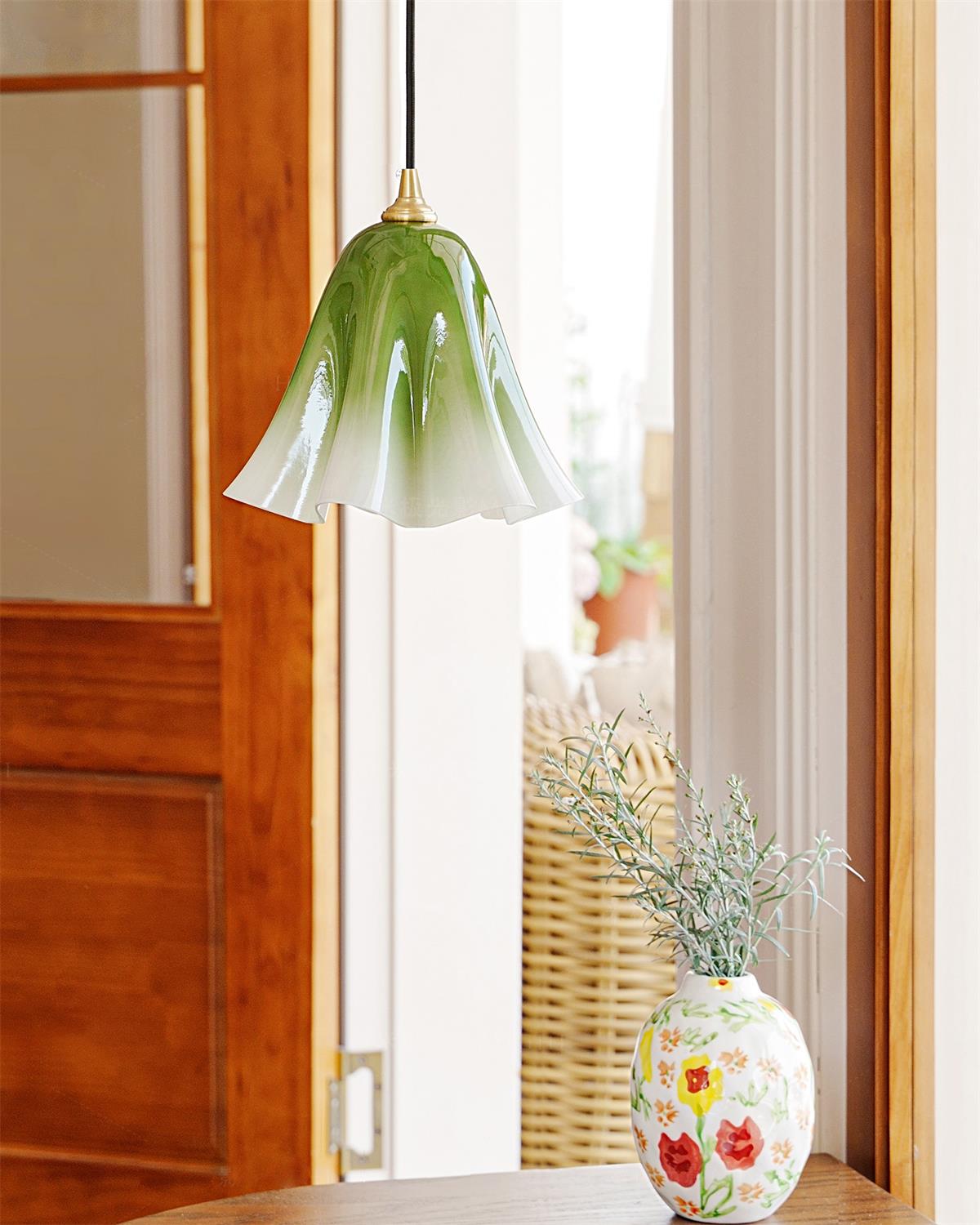 Glacea Suspension Silhouette de Cloche Fleur - Neutralighting