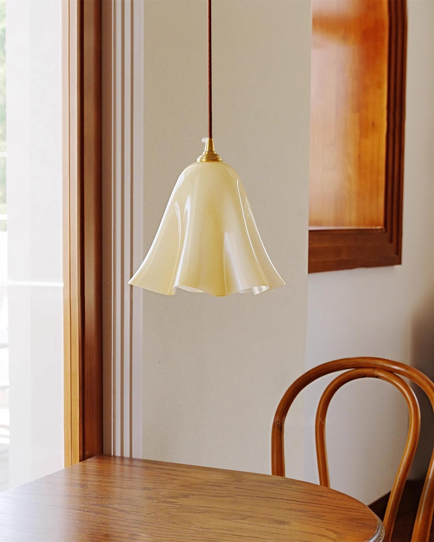 Glacea Suspension Silhouette de Cloche Fleur - Neutralighting