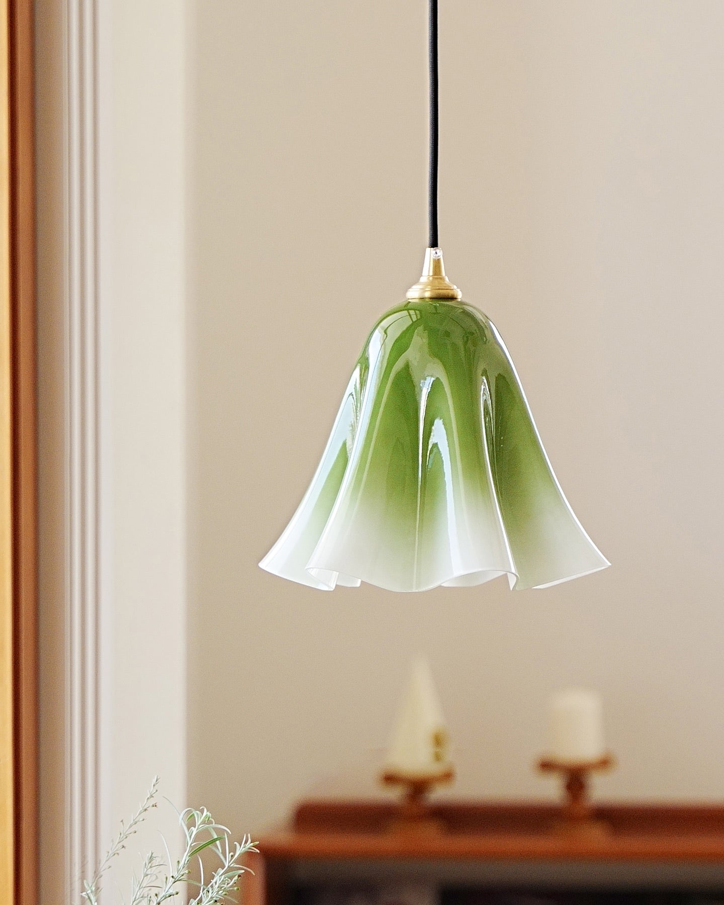 Glacea Suspension Silhouette de Cloche Fleur - Neutralighting