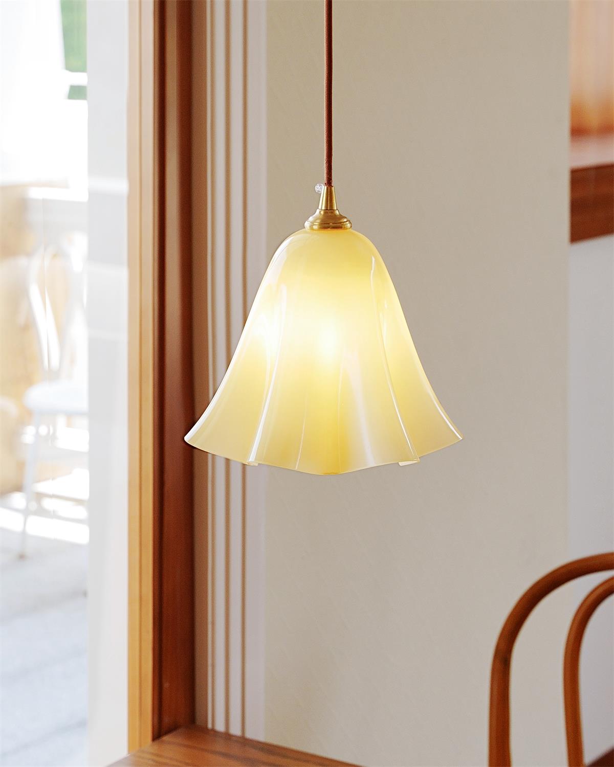 Glacea Suspension Silhouette de Cloche Fleur - Neutralighting