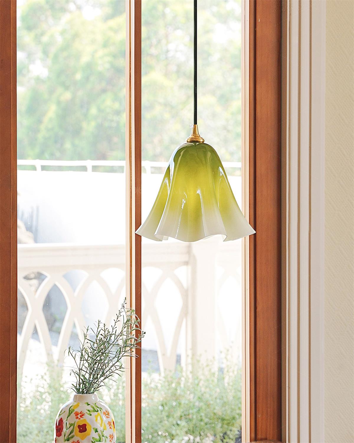 Glacea Suspension Silhouette de Cloche Fleur - Neutralighting