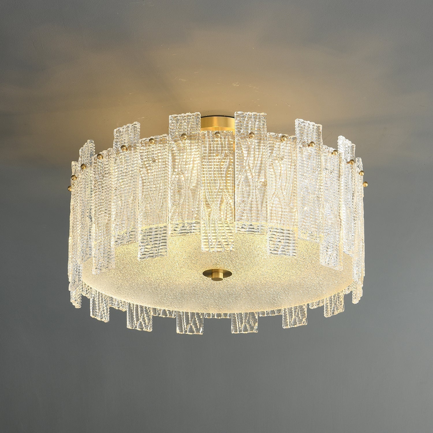 Symiror Plafonnier de Luxe en Laiton - Neutralighting