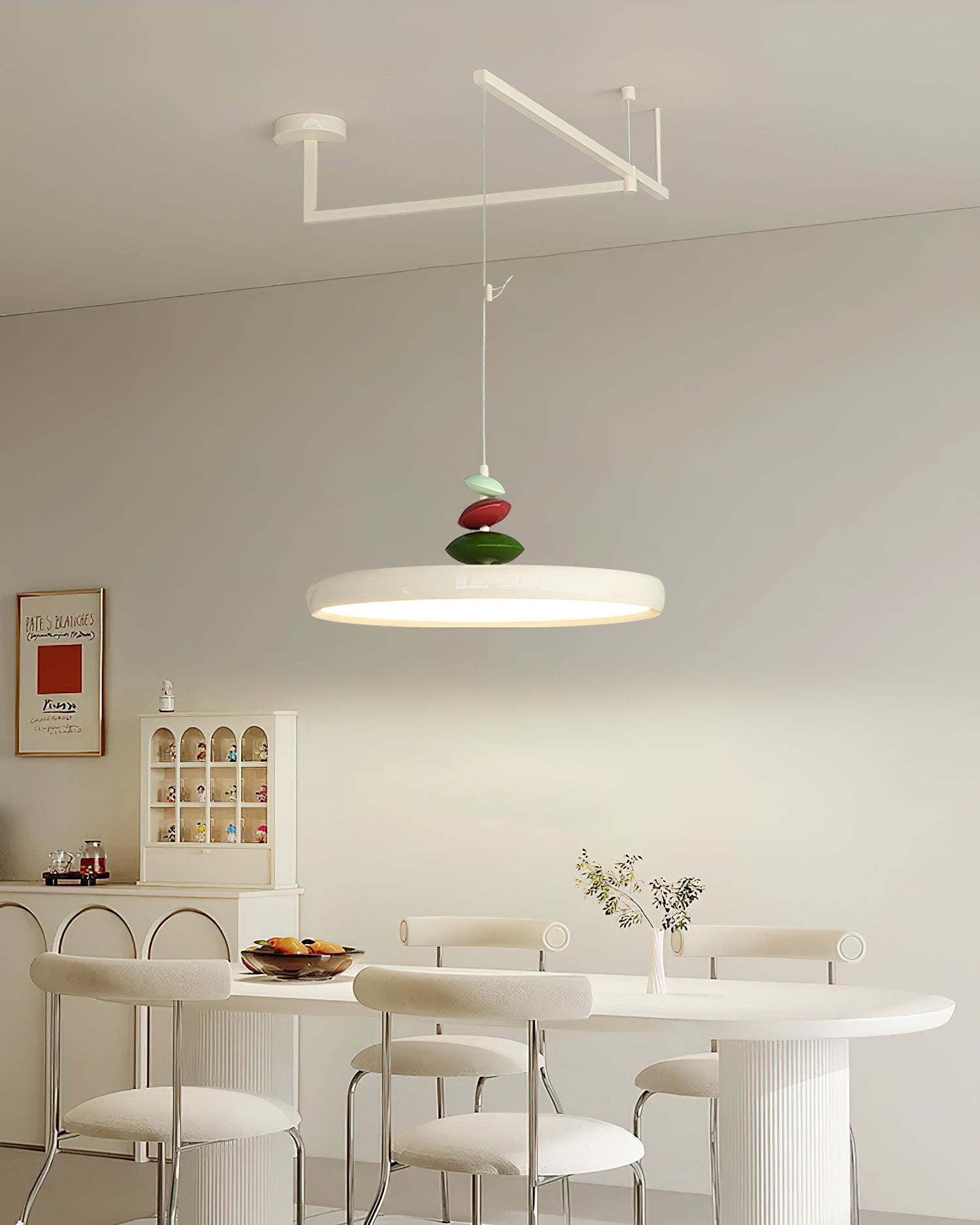 Suspension Acrylique Abat-jour Rond Décoratif Moderne - Neutralighting