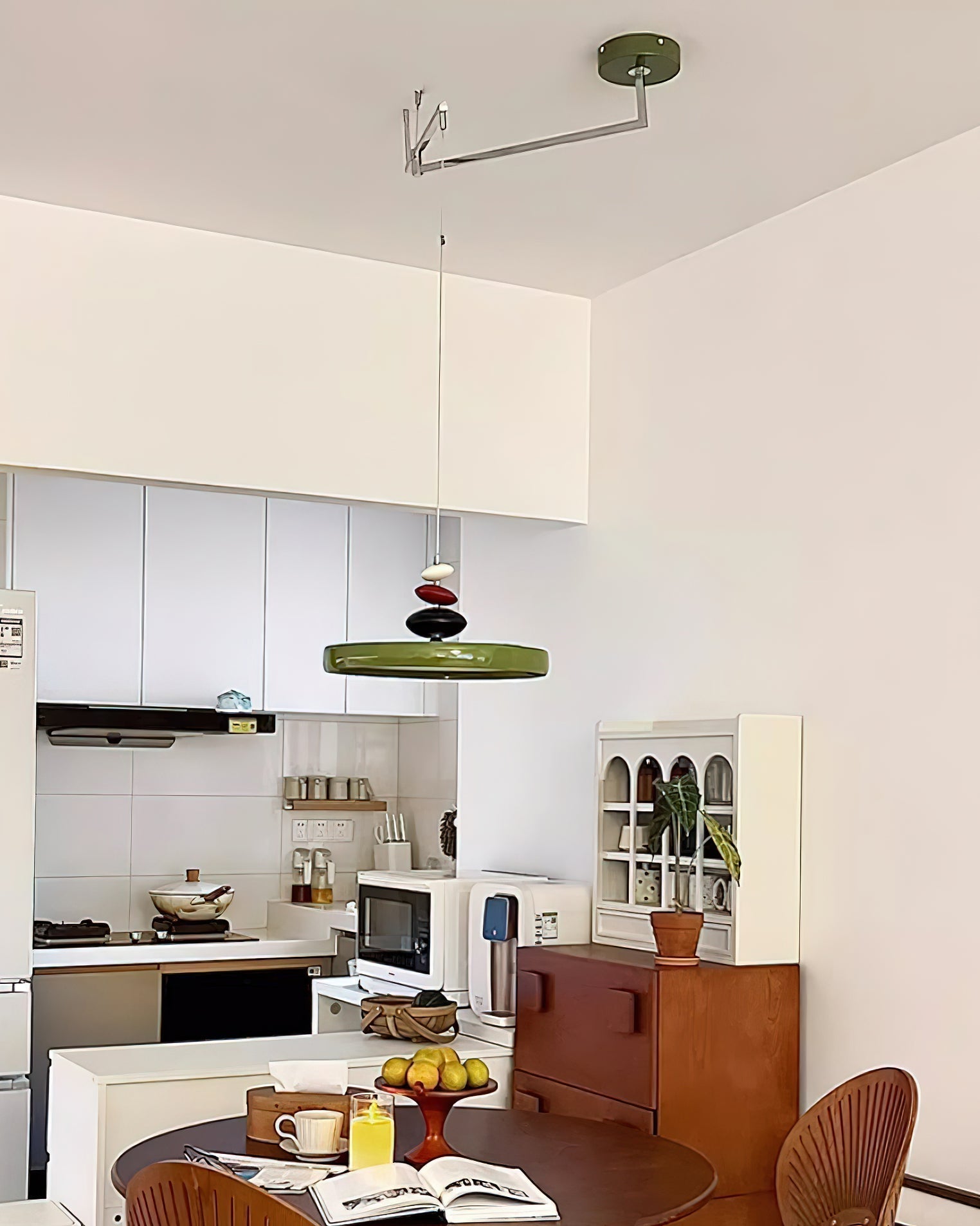 Suspension Acrylique Abat-jour Rond Décoratif Moderne - Neutralighting