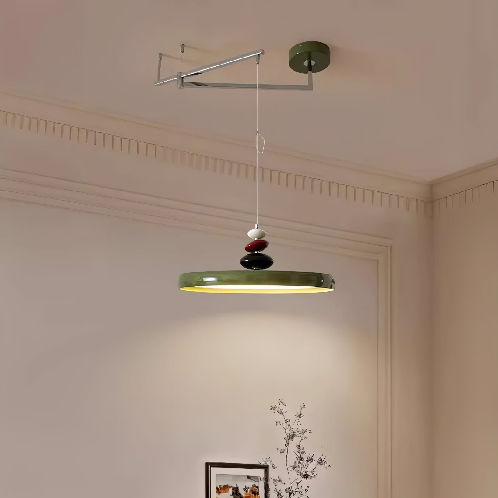 Suspension Acrylique Abat-jour Rond Décoratif Moderne - Neutralighting