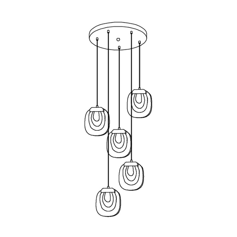 Avesia Suspension minimaliste en verre - Neutralighting