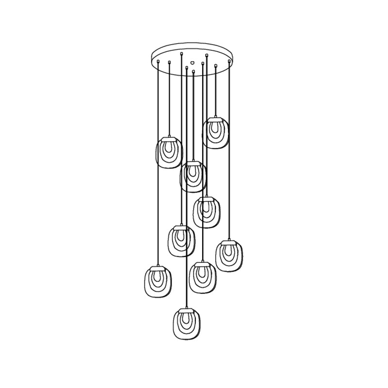 Avesia Suspension minimaliste en verre - Neutralighting