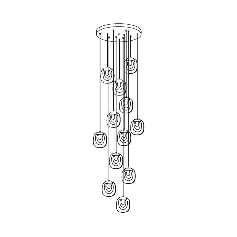 Avesia Suspension minimaliste en verre - Neutralighting