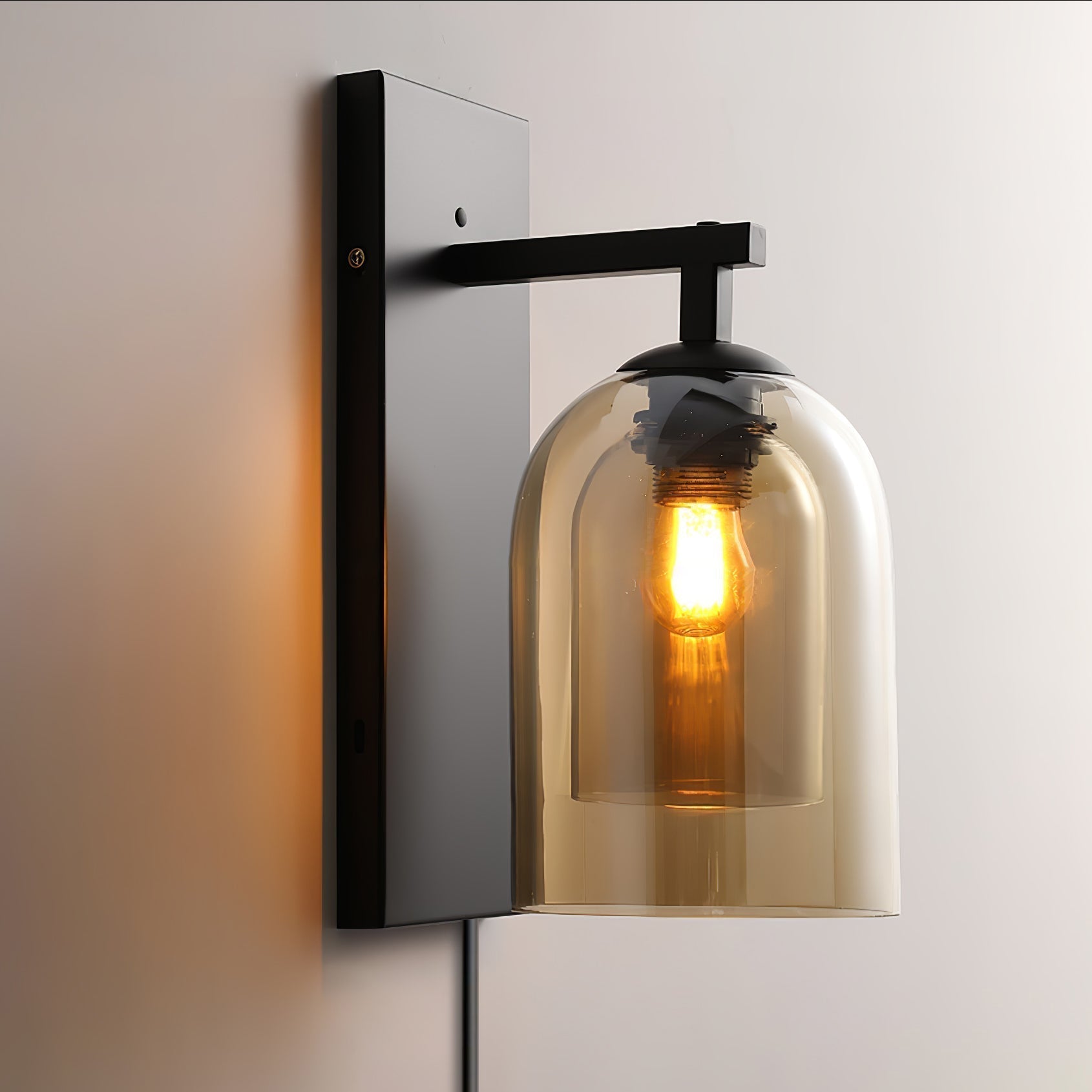 Mora Nordic Art Tubular Plug-in Glass Wall Lamp - Neutralighting