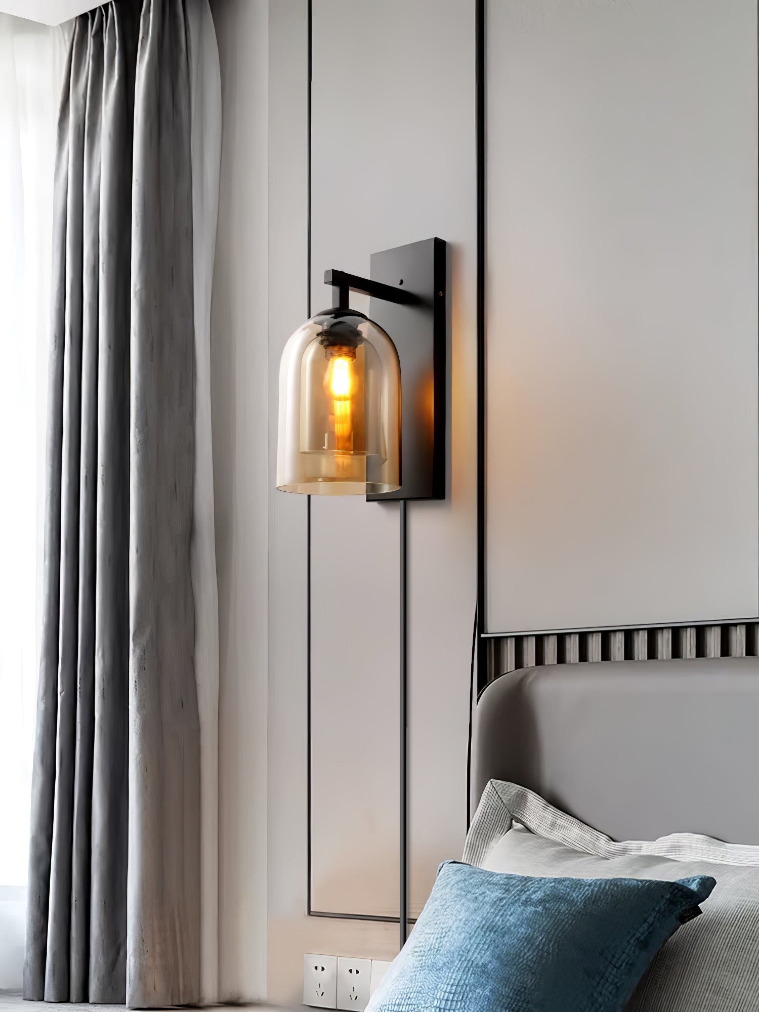 Mora Nordic Art Tubular Plug-in Glass Wall Lamp - Neutralighting