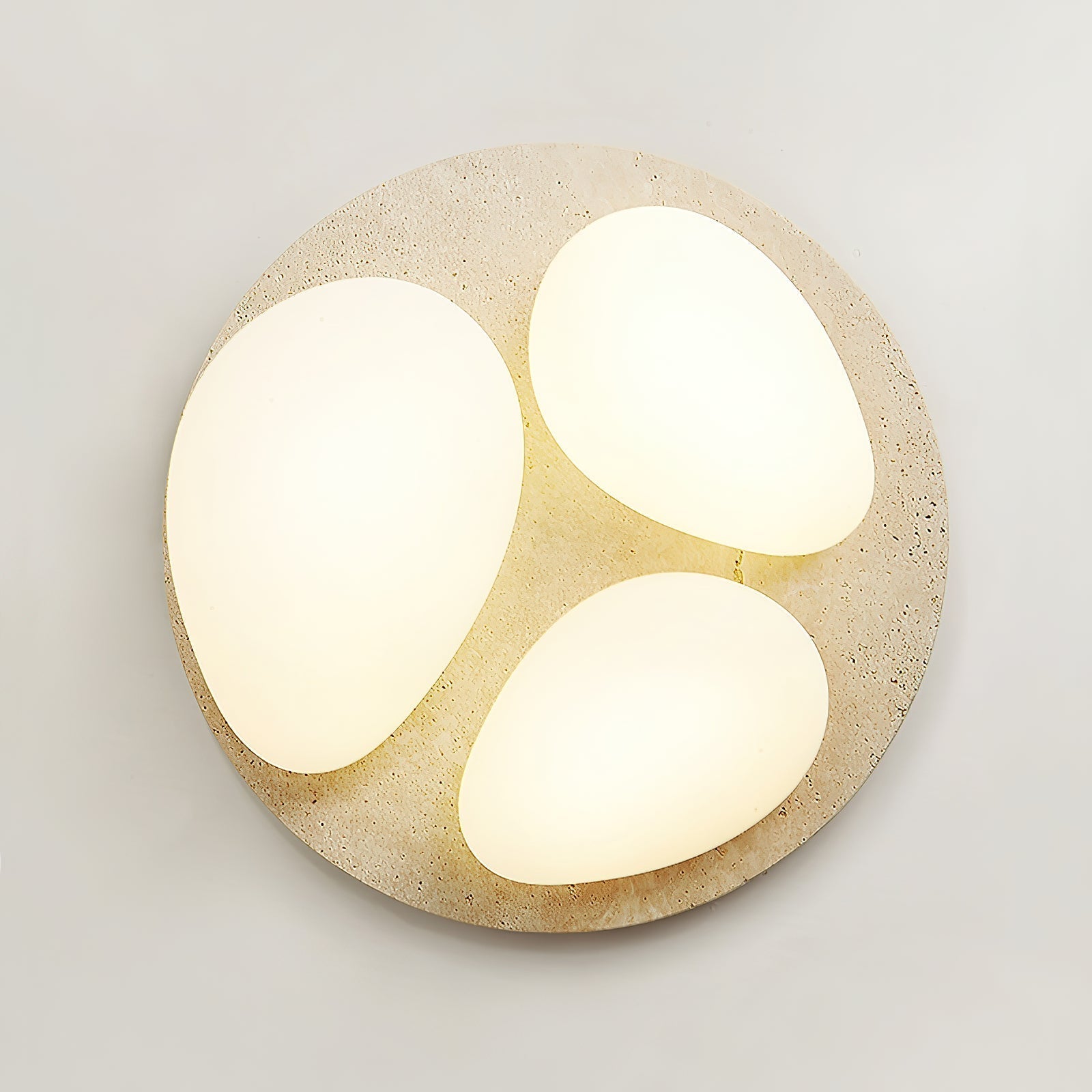 Lylaeen Plafonnier Moderne Et Minimaliste En Plastique Travertin - Neutralighting